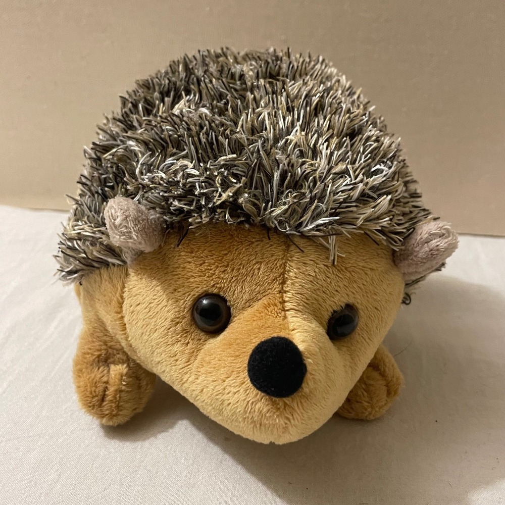 Wild Republic Hedgehog Plush Stuffed Animal Tan Brown Woodland Forest Toy 5in